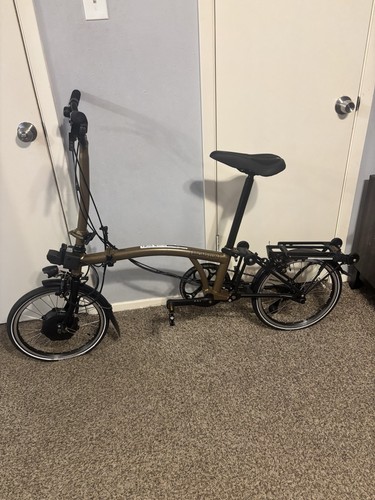 Brompton line folding bike - folding,