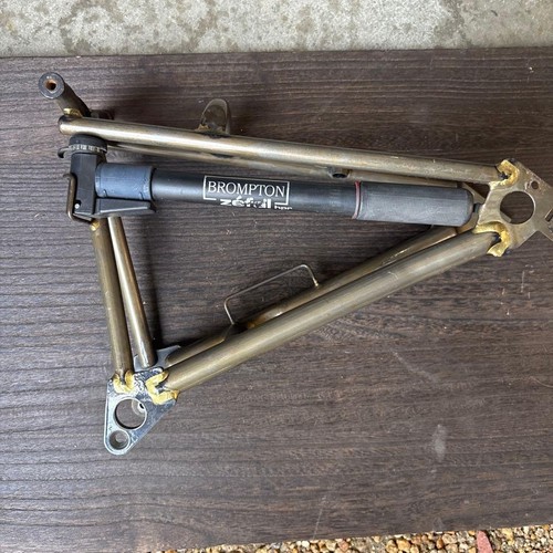 Brompton raw lacquer - raw, rear